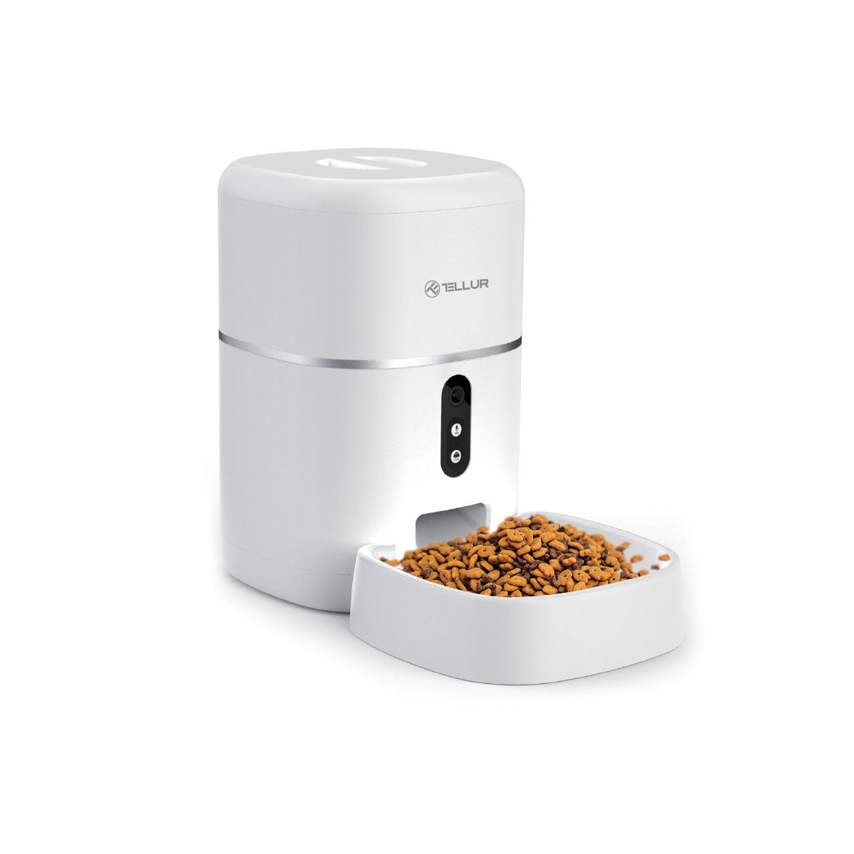 Auto pet clearance feeder with camera