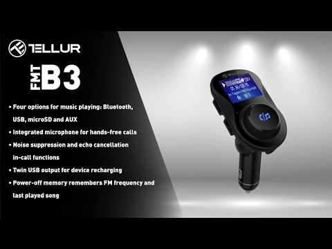 B3 Bluetooth-Auto-FM-Transmitter – TELLUR